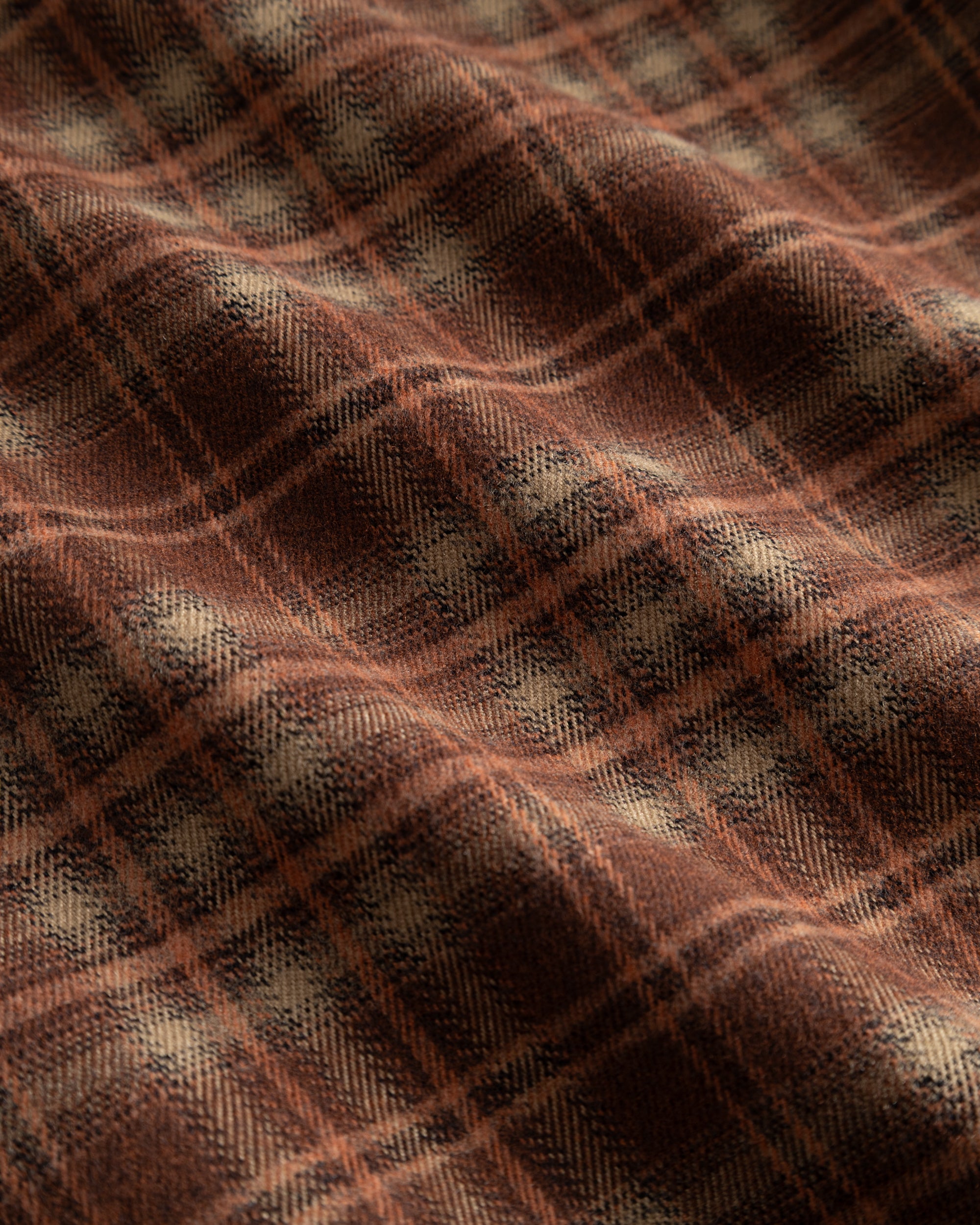 Checked Flannel shirt bordeaux